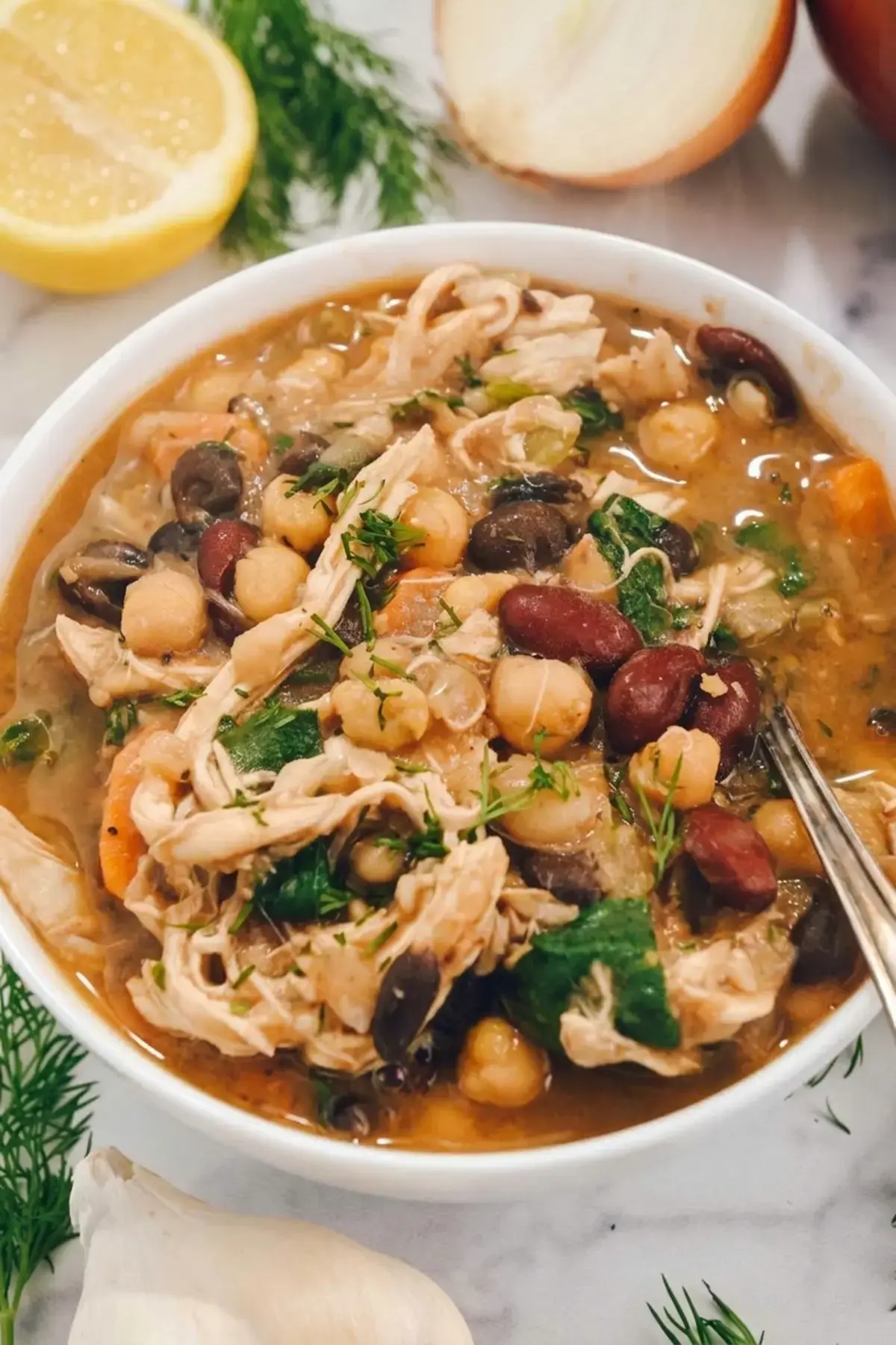 Hearty High-Protein Chicken Soup With Beans - A Cozy Meal Prep Staple 9 Hearty High-Protein Chicken Soup With Beans, Hearty High Protein Chicken Soup with Beans