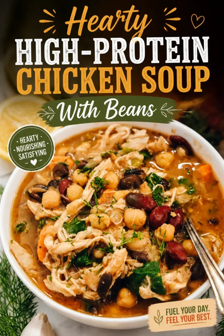 Hearty High-Protein Chicken Soup With Beans - A Cozy Meal Prep Staple 16 Hearty High-Protein Chicken Soup With Beans