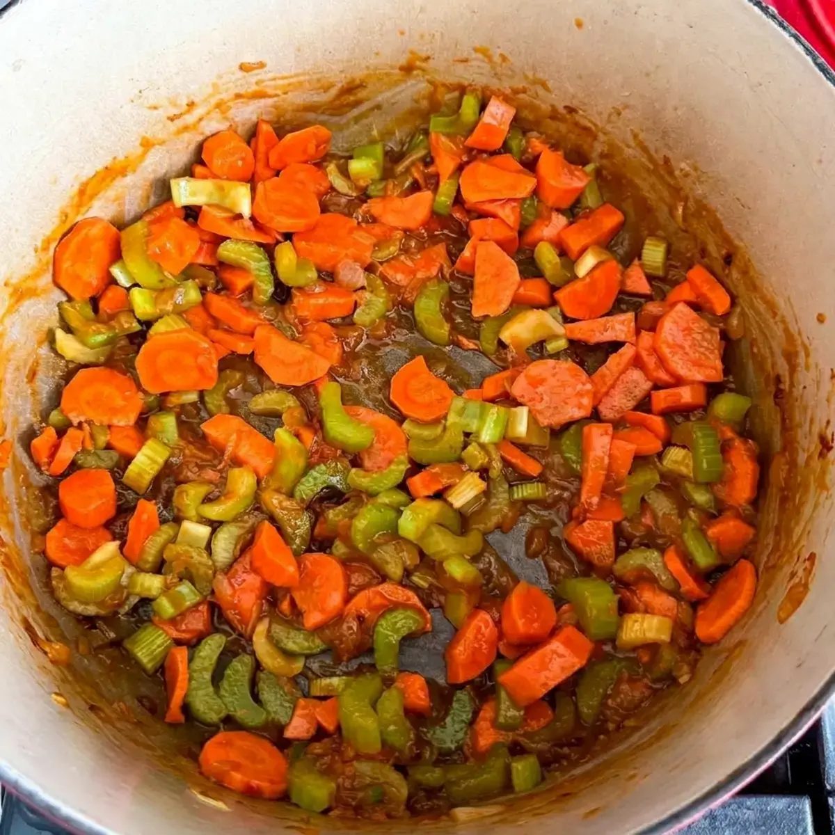 Hearty High-Protein Chicken Soup With Beans - A Cozy Meal Prep Staple 13 Hearty High-Protein Chicken Soup With Beans, Step 2: Add the Tomato Paste and Garlic