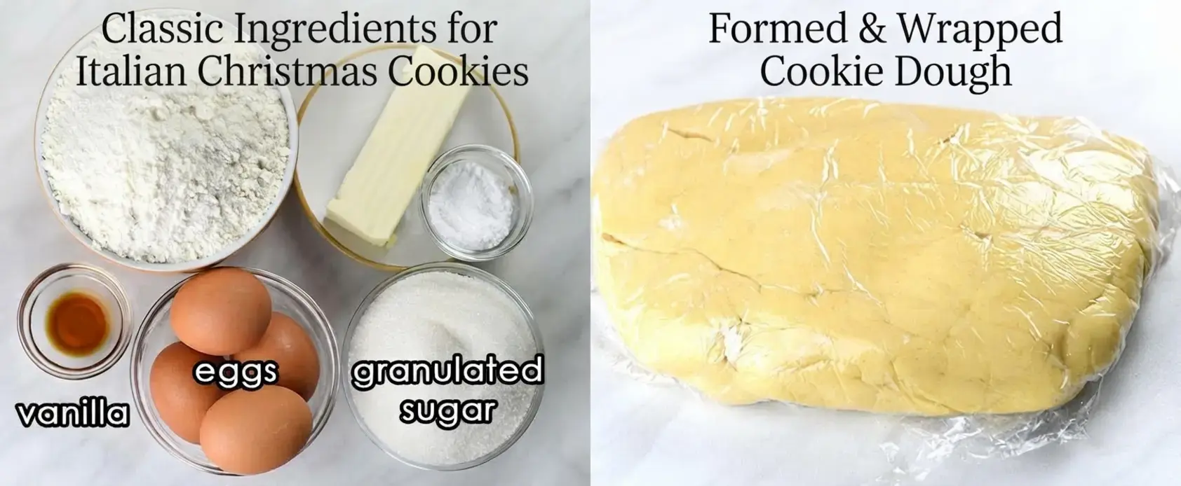 Italian Christmas Cookies: Soft, Buttery Holiday Treats with Sweet Glaze 12 Italian Christmas Cookies, Ingredients for Easy Italian Christmas Cookies Recipe