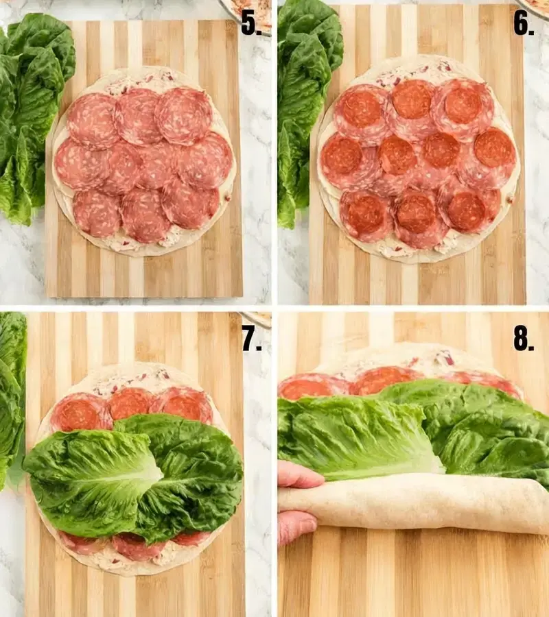 Italian Pinwheels Recipe for Parties and Lunchboxes 11 Italian Pinwheels, How to make italian pinwheels, step by step