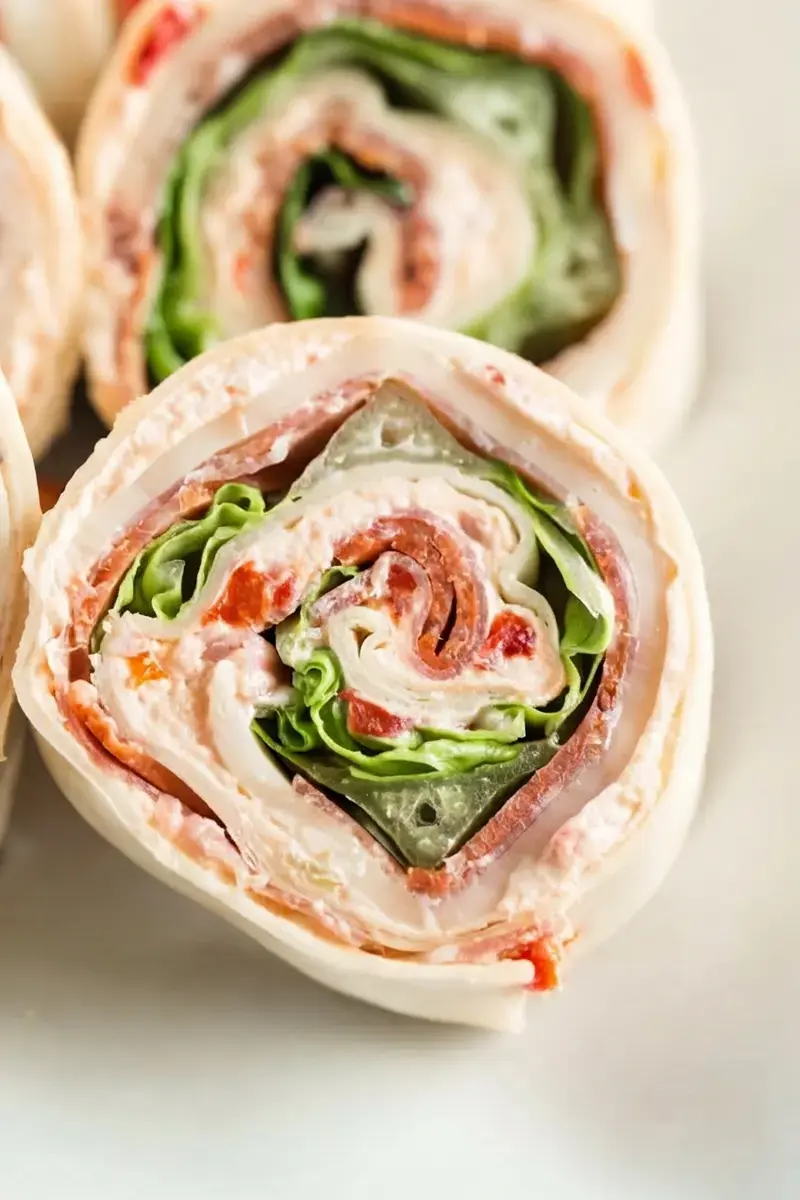 Italian Pinwheels Recipe for Parties and Lunchboxes 8 Italian Pinwheels