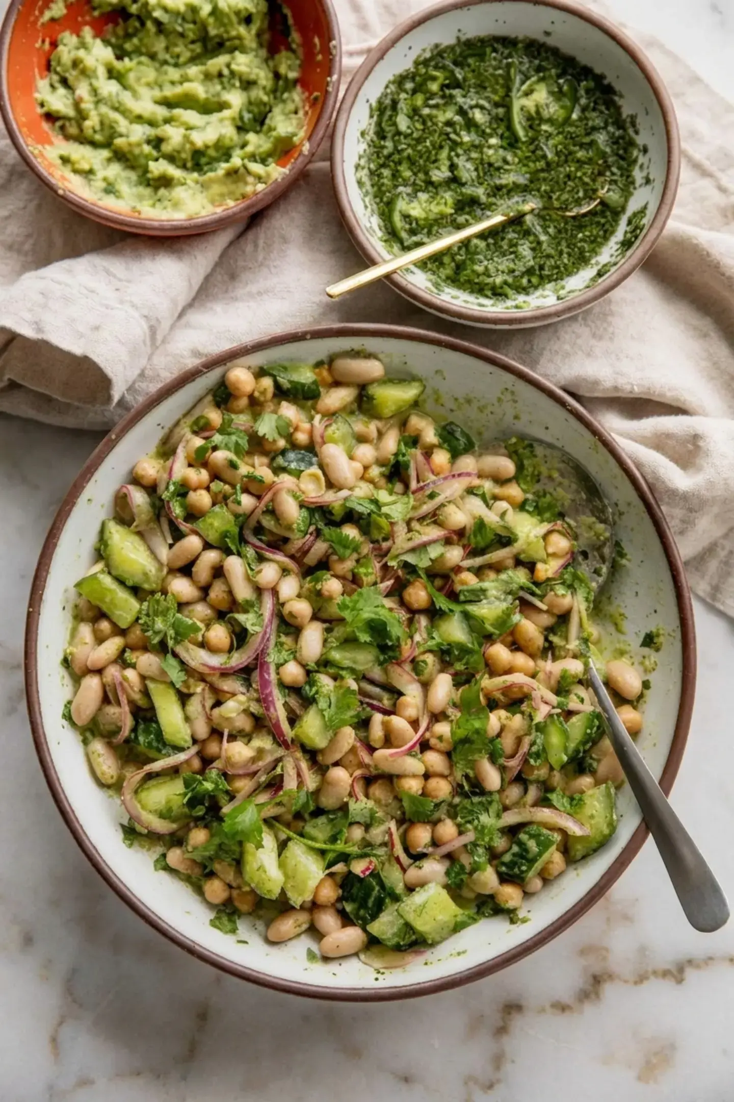 Marinated Cilantro Lime Bean Salad, How to Make It Step by Step