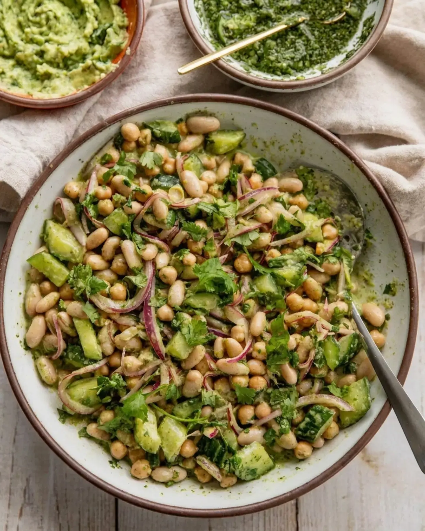 Marinated Cilantro Lime Bean Salad