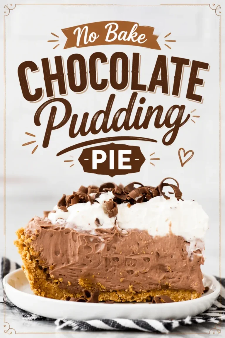 No Bake Chocolate Pudding Pie: The Secret to a Perfectly Sliceable Dessert 22 No Bake Chocolate Pudding Pie