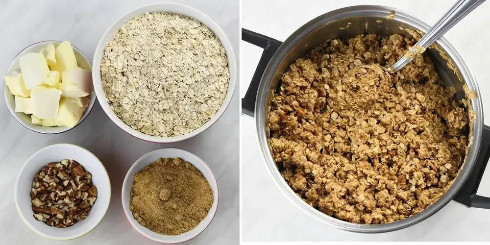 No-Bake Oatmeal Apple Pie Lasagna, How To Make a No Bake Oatmeal Crust