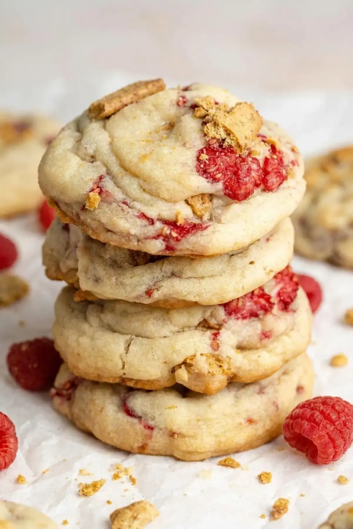 Raspberry Cheesecake Cookies Stuffed, Raspberry Cheesecake Cookies (Stuffed!)