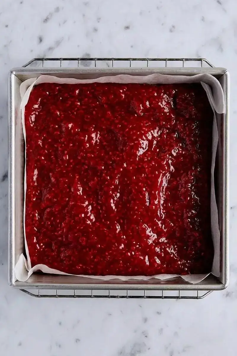 Raspberry Crumble Bars, Raspberry Crumb Bars, Step by Step