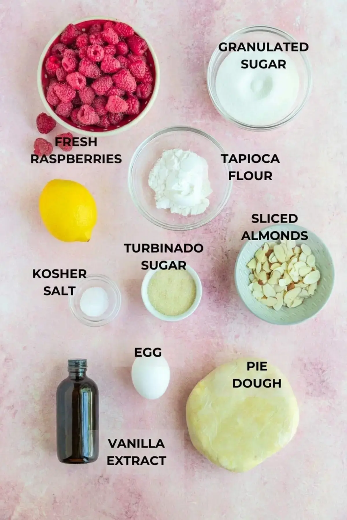Raspberry Galette, Raspberry Galette Ingredients