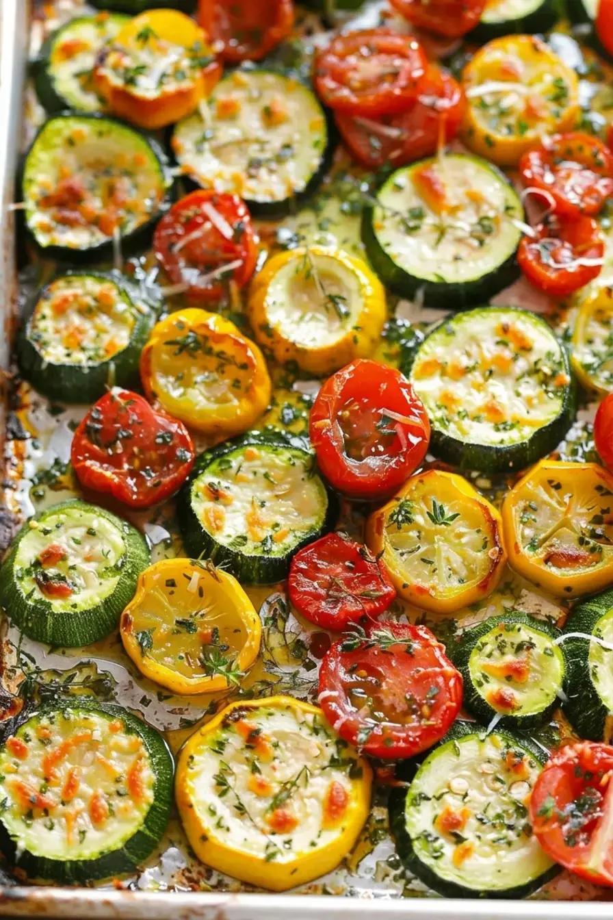 Roasted Garlic-Parmesan Zucchini Squash And Tomatoes: A Simple Summer Side Dish 12 Roasted Garlic-Parmesan Zucchini Squash And Tomatoes, Ingredients Notes