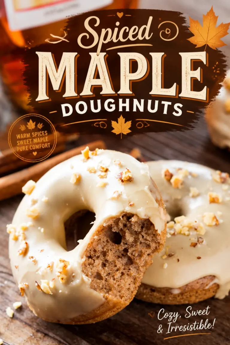 Spiced Maple Doughnuts