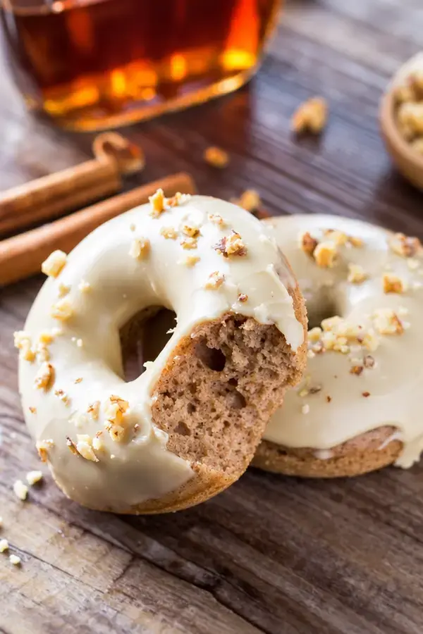 Spiced Maple Doughnuts
