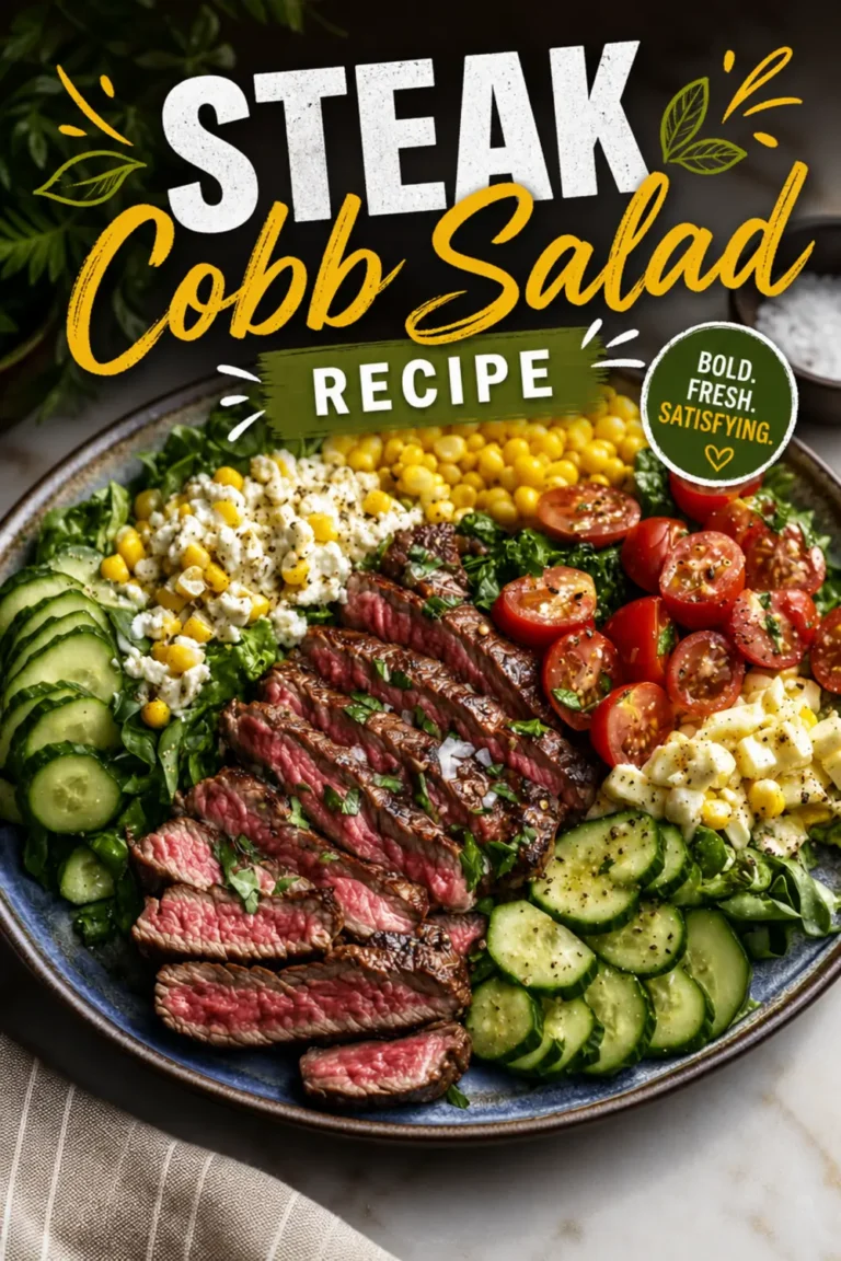 Steak Cobb Salad Recipe for a Hearty Dinner 8 Steak Cobb Salad Recipe