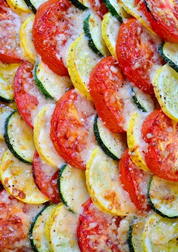 Summer Vegetable Gratin with Fresh Zucchini and Tomatoes 12 Summer Vegetable Gratin