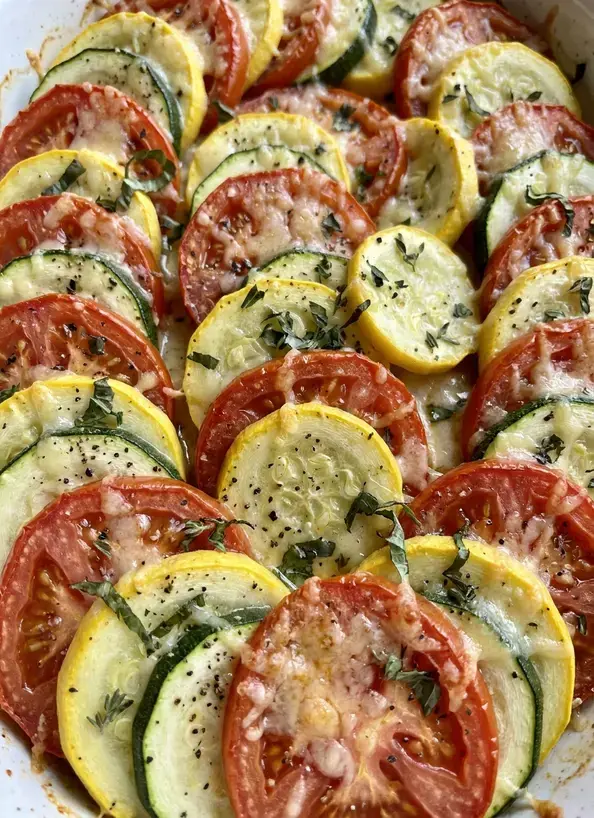 Summer Vegetable Gratin with Fresh Zucchini and Tomatoes 17 Summer Vegetable Gratin