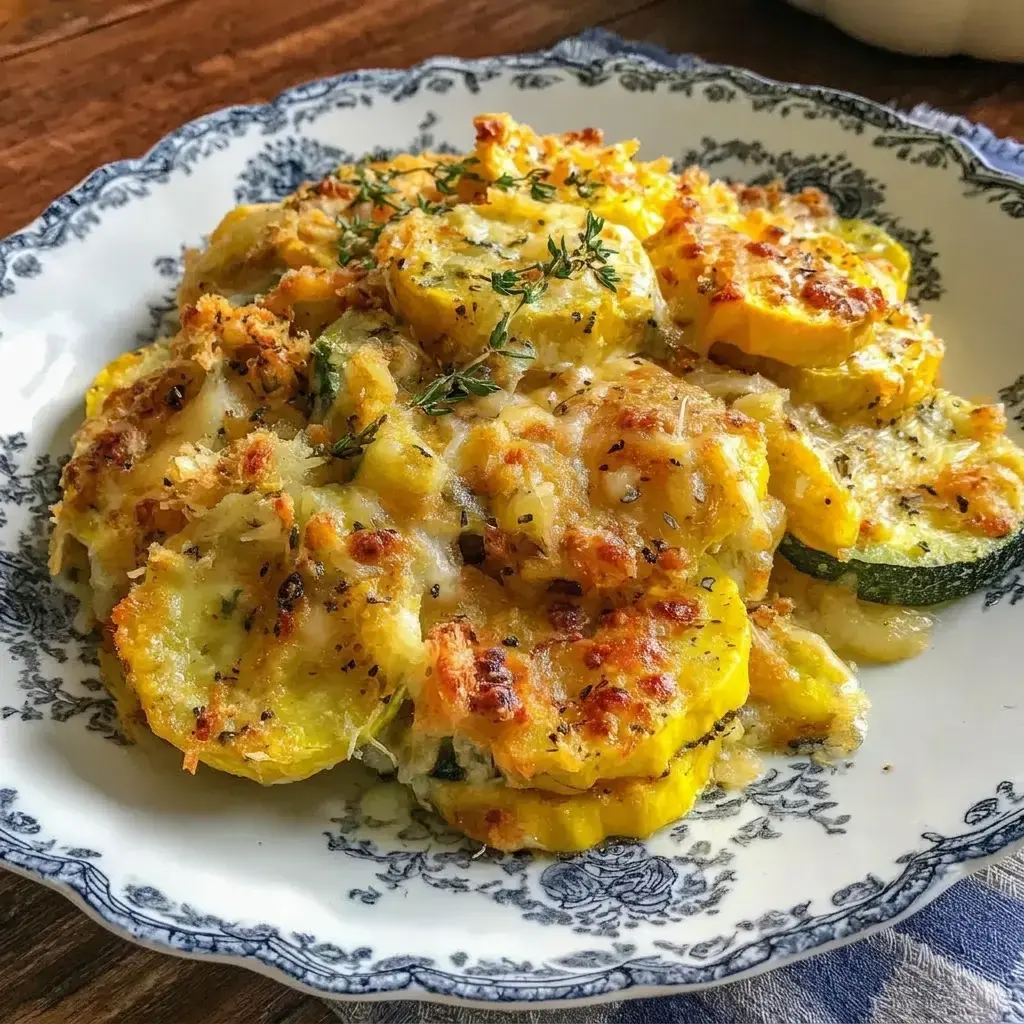Yellow Squash And Zucchini Casserole