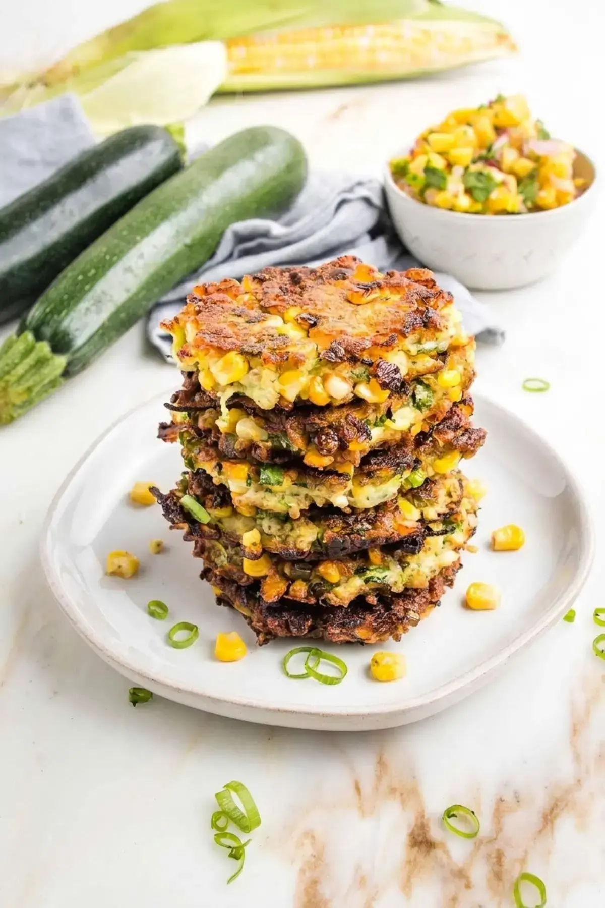 Zucchini Corn Fritters, Debra's Pro Tips
