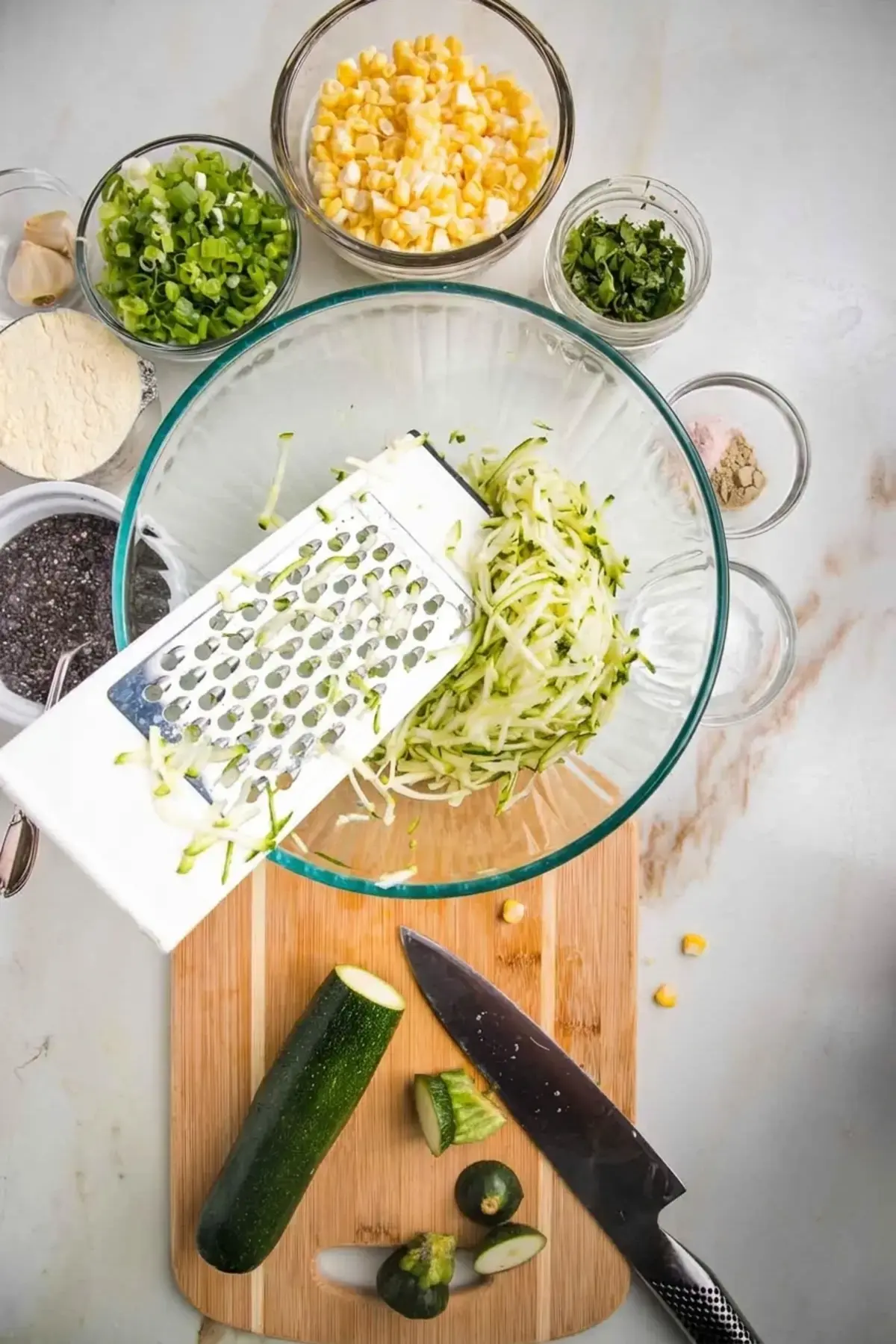 Zucchini Corn Fritters, How to make Zucchini Corn Fritters