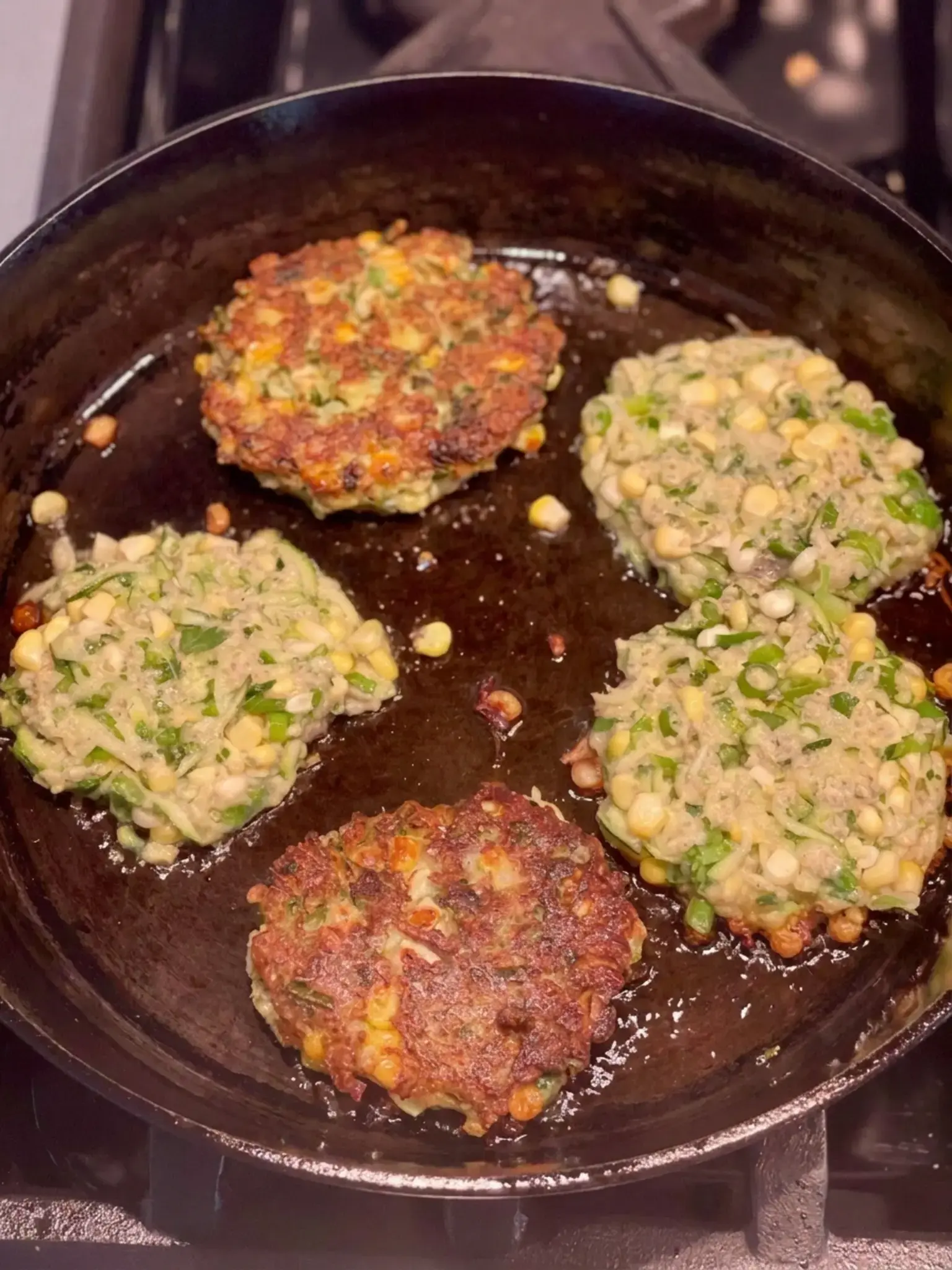 Zucchini Corn Fritters, What about all that liquid from the zucchini