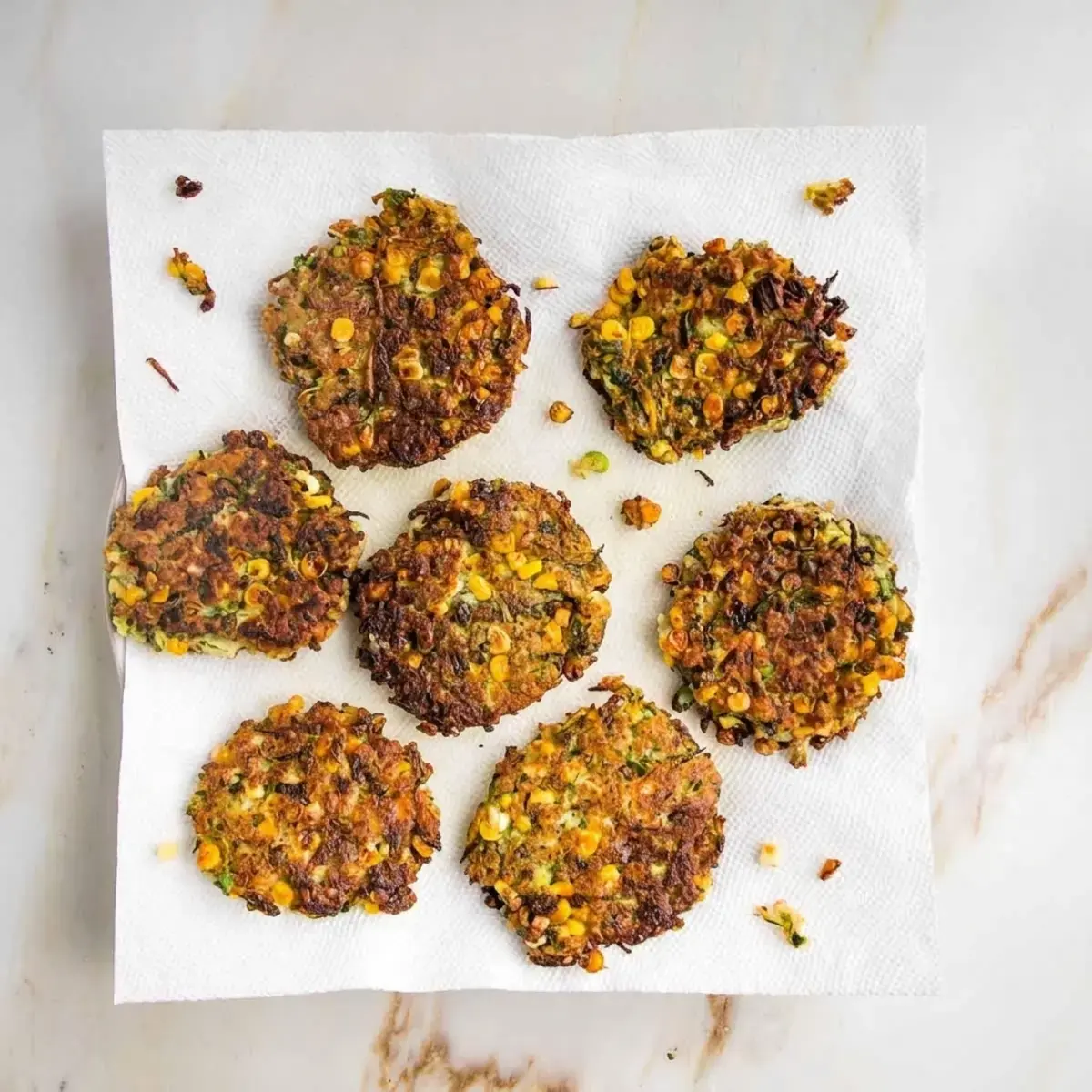 Zucchini Corn Fritters, What about all that liquid from the zucchini