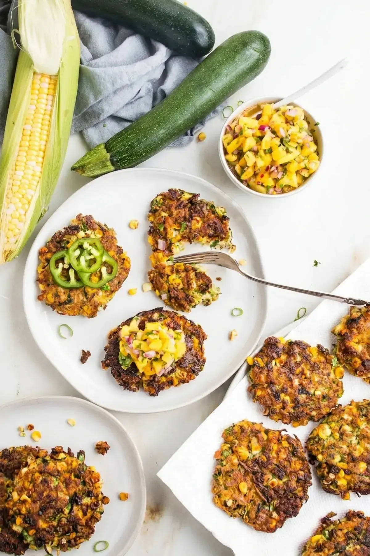 Zucchini Corn Fritters