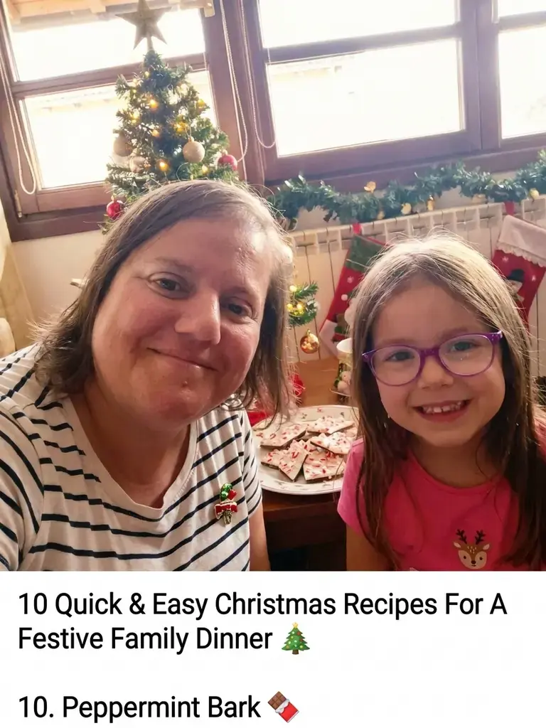 10 Quick & Easy Christmas Recipes for a Festive Family Dinner 11 10 Quick & Easy Christmas Recipes For A Festive Family Dinner , 10. Peppermint Bark