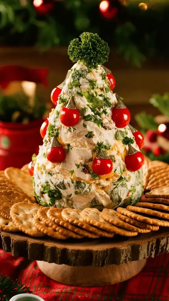 10 Quick & Easy Christmas Recipes for a Festive Family Dinner 6 10 Quick & Easy Christmas Recipes For A Festive Family Dinner , 6. Christmas Tree Cheese Ball Platter