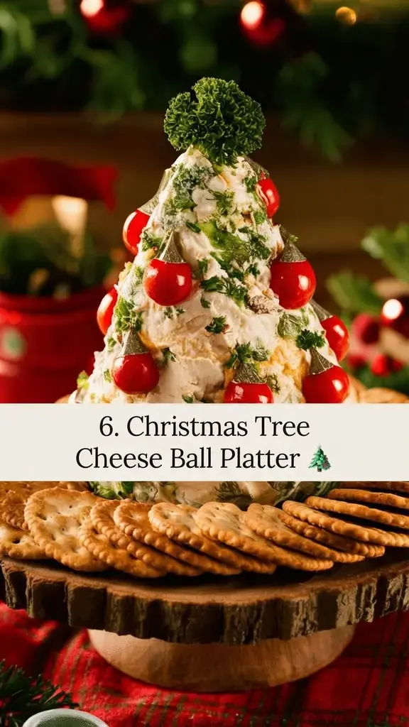 10 Quick & Easy Christmas Recipes for a Festive Family Dinner 6 10 Quick & Easy Christmas Recipes For A Festive Family Dinner , 6. Christmas Tree Cheese Ball Platter