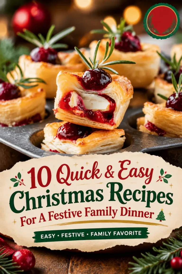 10 Quick & Easy Christmas Recipes For A Festive Family Dinner 🎄