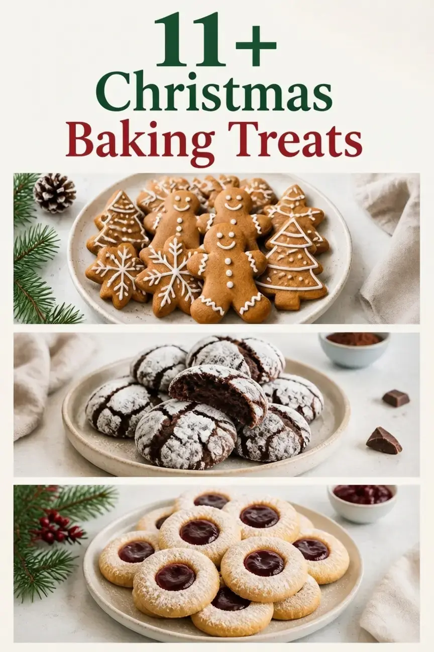 11+ Christmas Baking Treats Recipes, Gingerbread Cookies