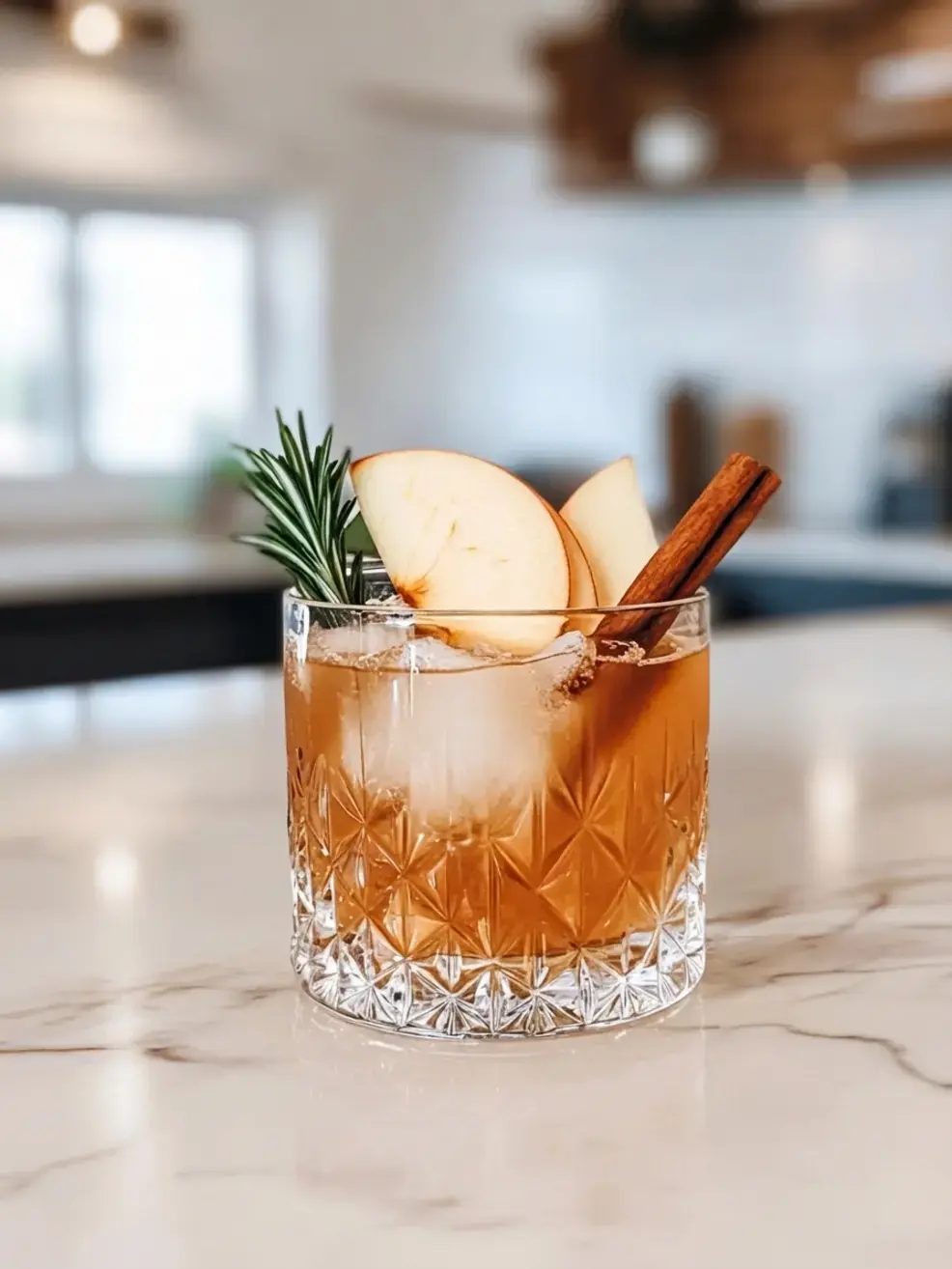 15 Best Fall Mocktails, Smoky Apple Cider Paloma Mocktail