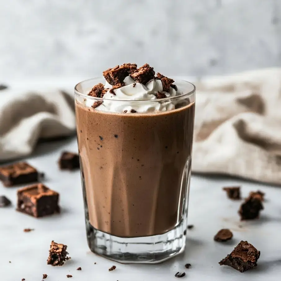 17 Best Ever Homemade Milkshake Recipes!, 7. Brownie Batter Milkshake