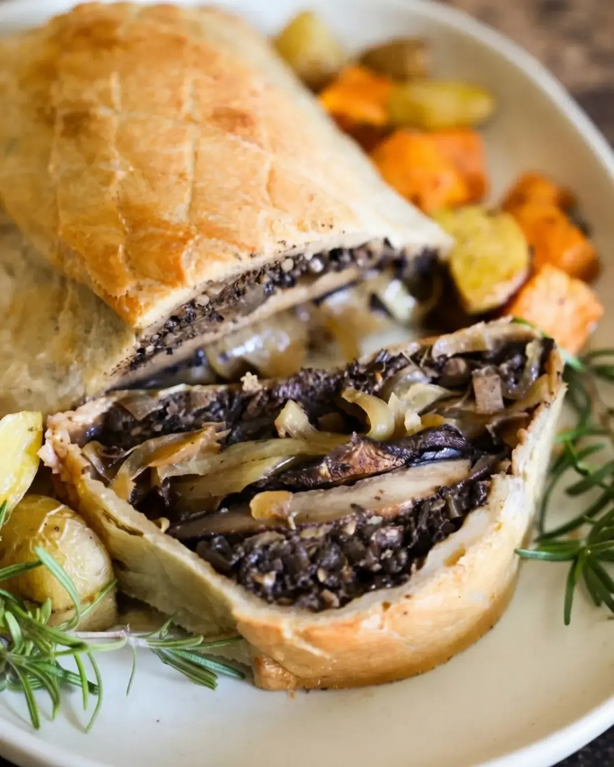 17 Christmas Dinner Recipes for a Stress Free Holiday Feast 15 17 Christmas Dinner Recipes, Christmas Wellington with Mushrooms