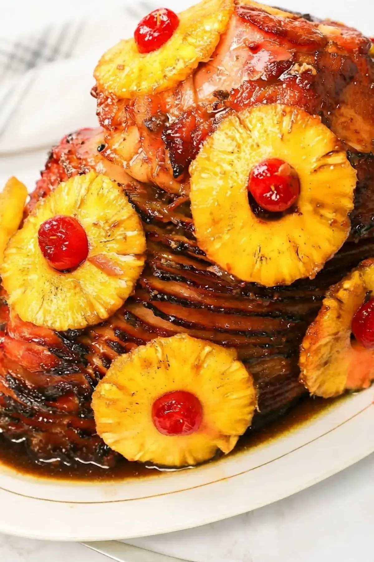 17 Christmas Dinner Recipes for a Stress Free Holiday Feast 1 17 Christmas Dinner Recipes, Honey Glazed Ham with Pineapple