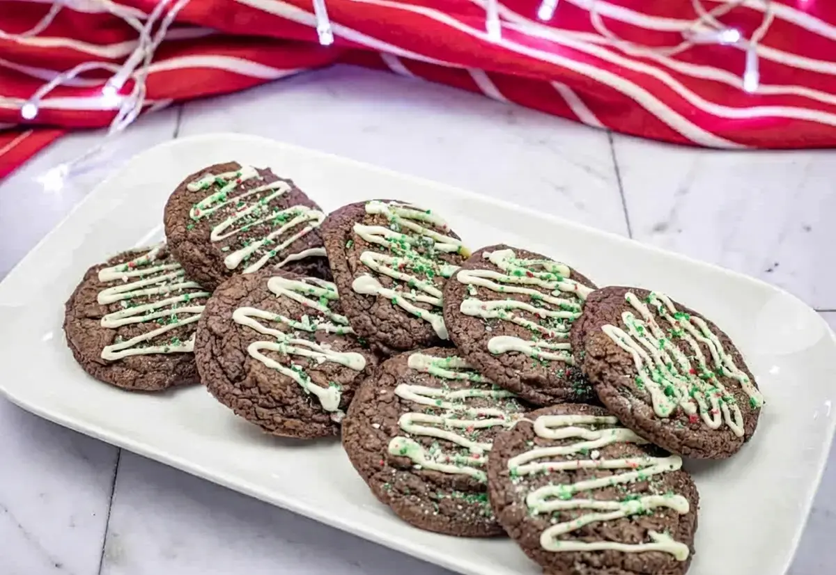17 Christmas Recipes, Dark Chocolate Peppermint Cookies