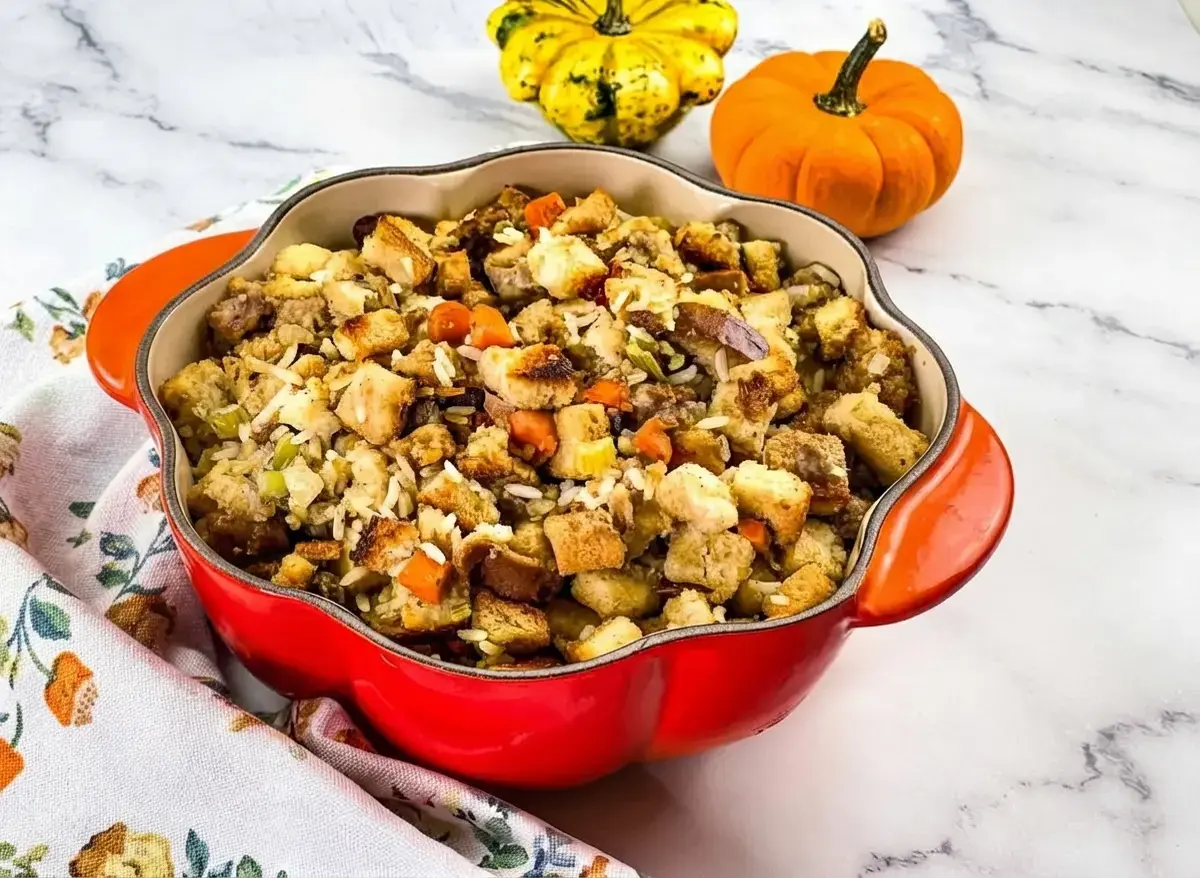 17 Christmas Recipes, Sausage Stuffing