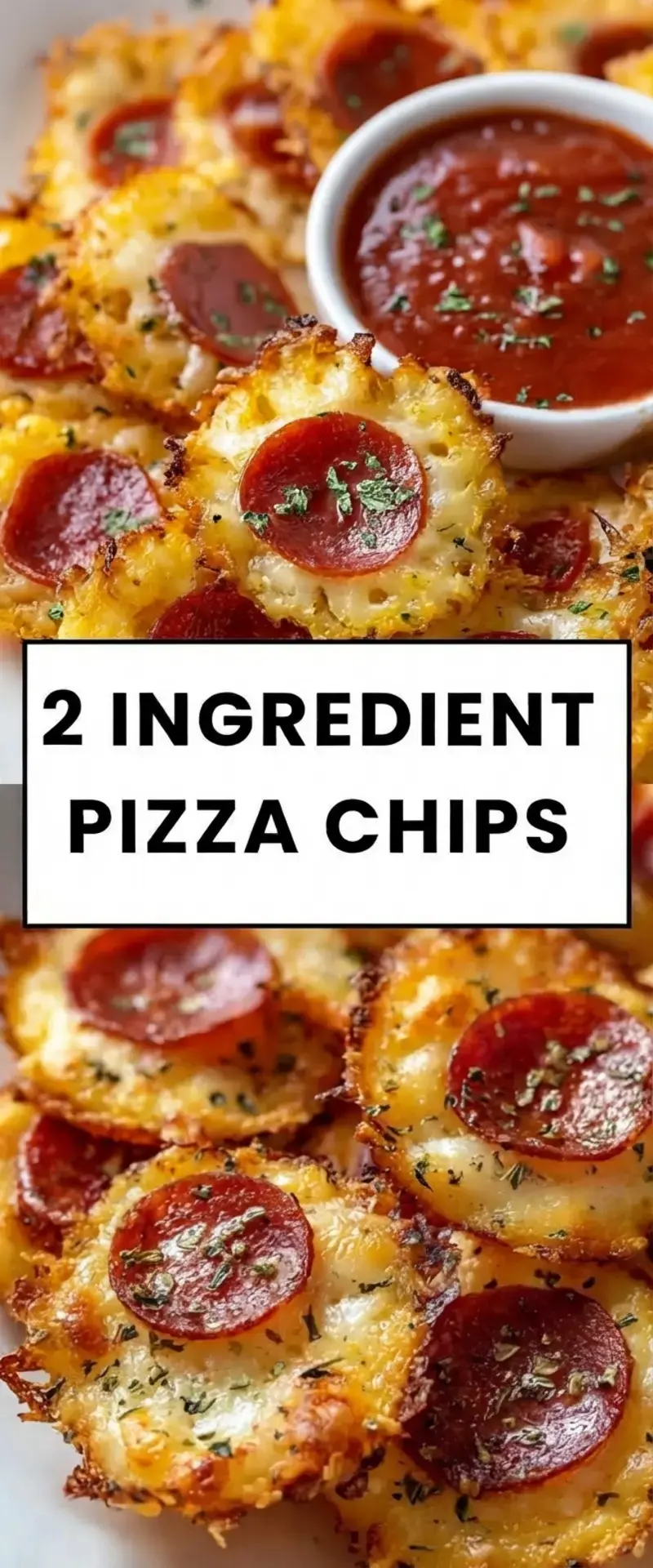 2 Ingredient Pizza Chips Recipe for a Quick Low Carb Snack 9 2 Ingredient Pizza Chips