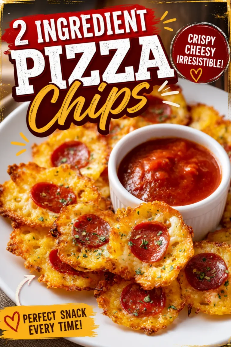 2 Ingredient Pizza Chips