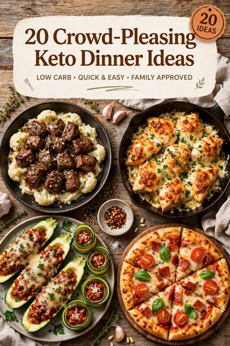 20 Crowd-Pleasing Keto Dinner Ideas