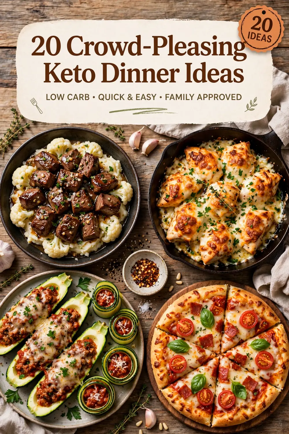 20 Crowd-Pleasing Keto Dinner Ideas