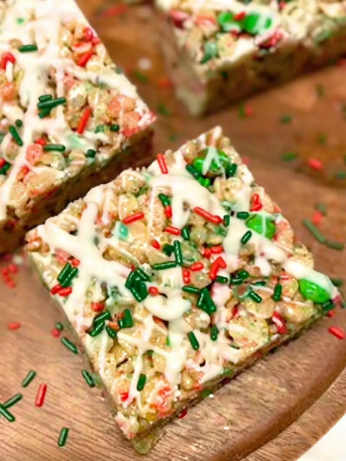 20+ Easy Christmas Desserts Anyone Can Make, Christmas Brown Butter Rice Krispie Treats
