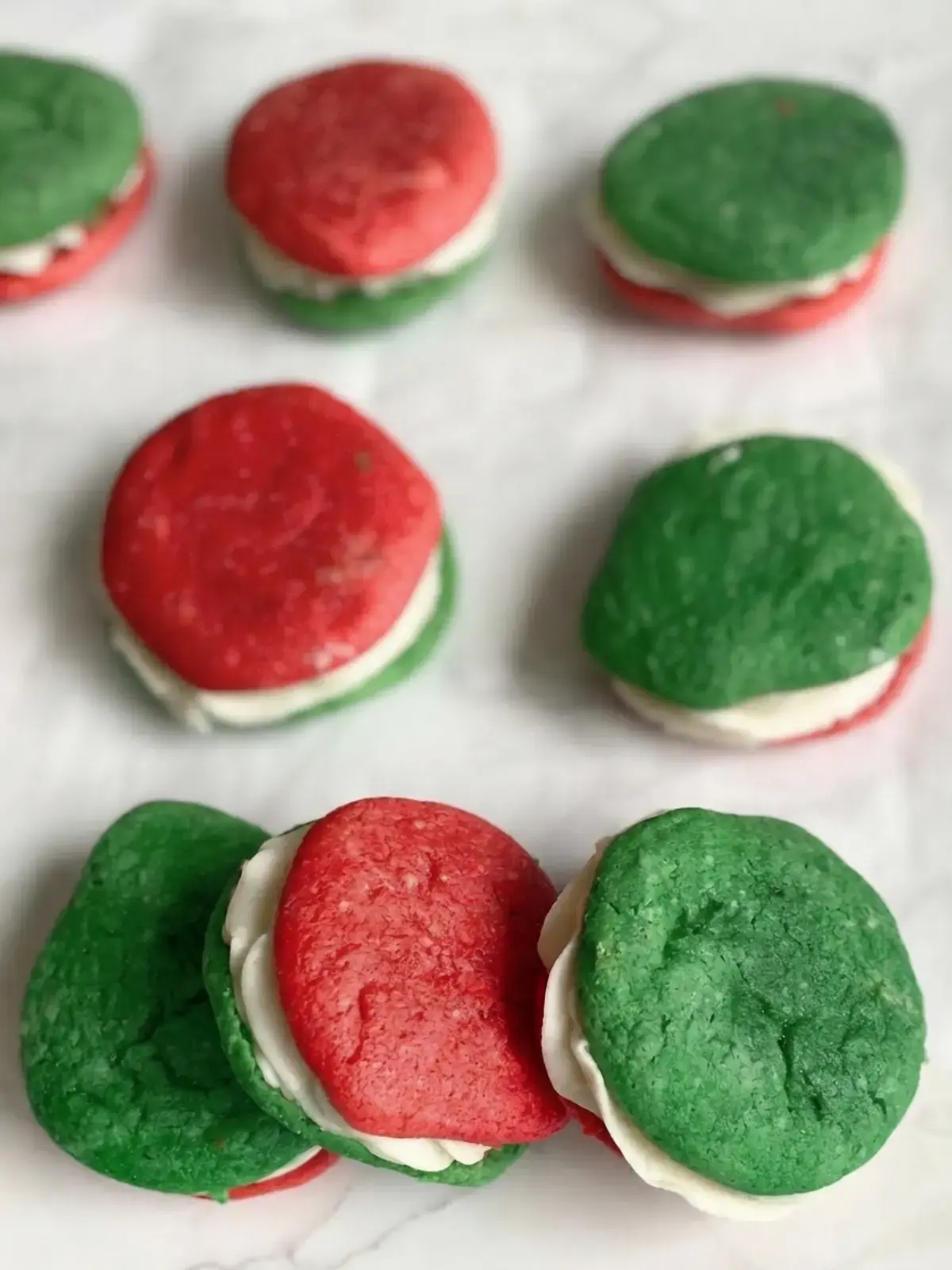 20+ Easy Christmas Desserts Anyone Can Make, Christmas Cake Mix Whoopie Pies