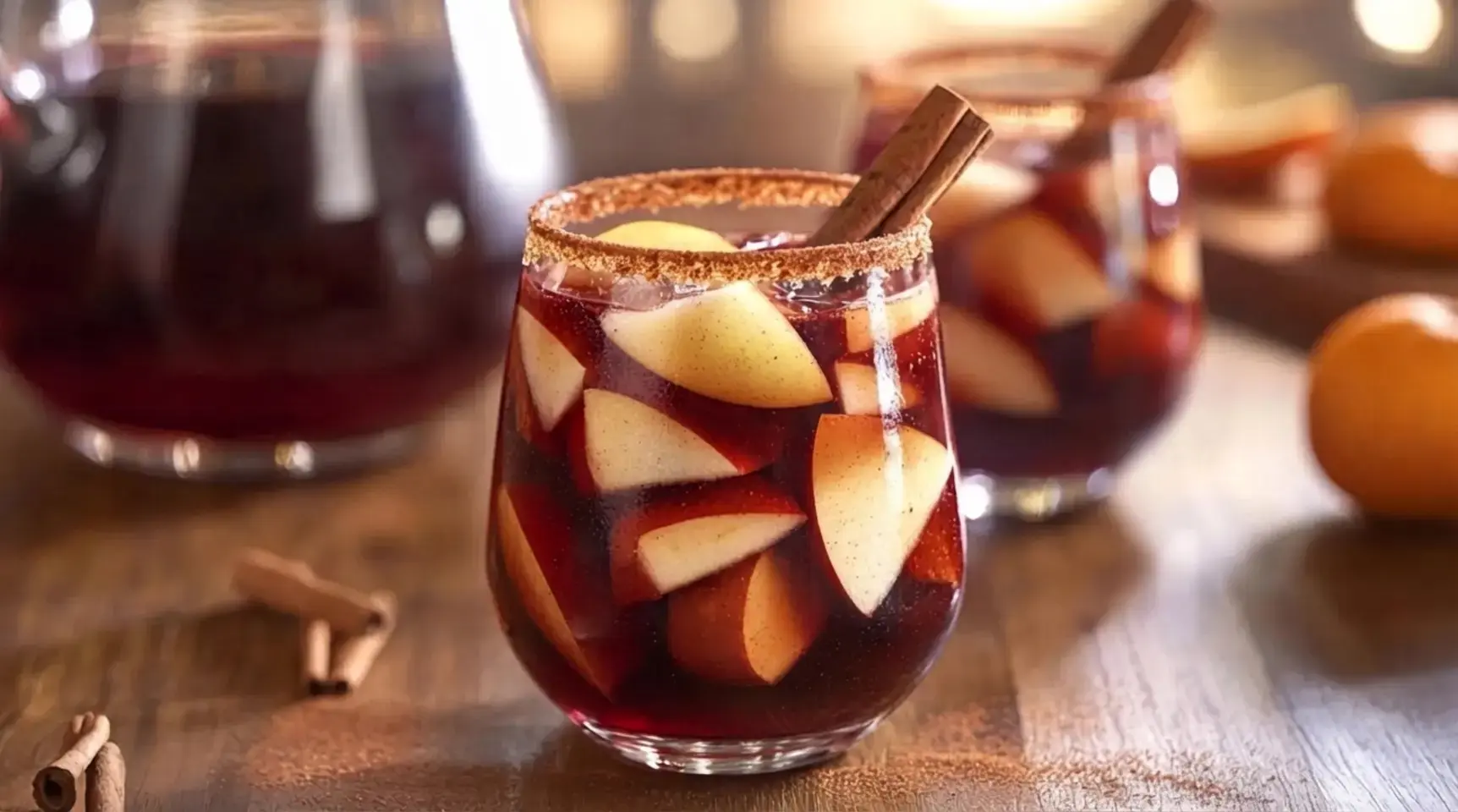 21 Best Fall Sangria Recipes for Cozy Autumn Entertaining 4 21 Best Fall Sangria Recipes, Honeycrisp Apple Sangria