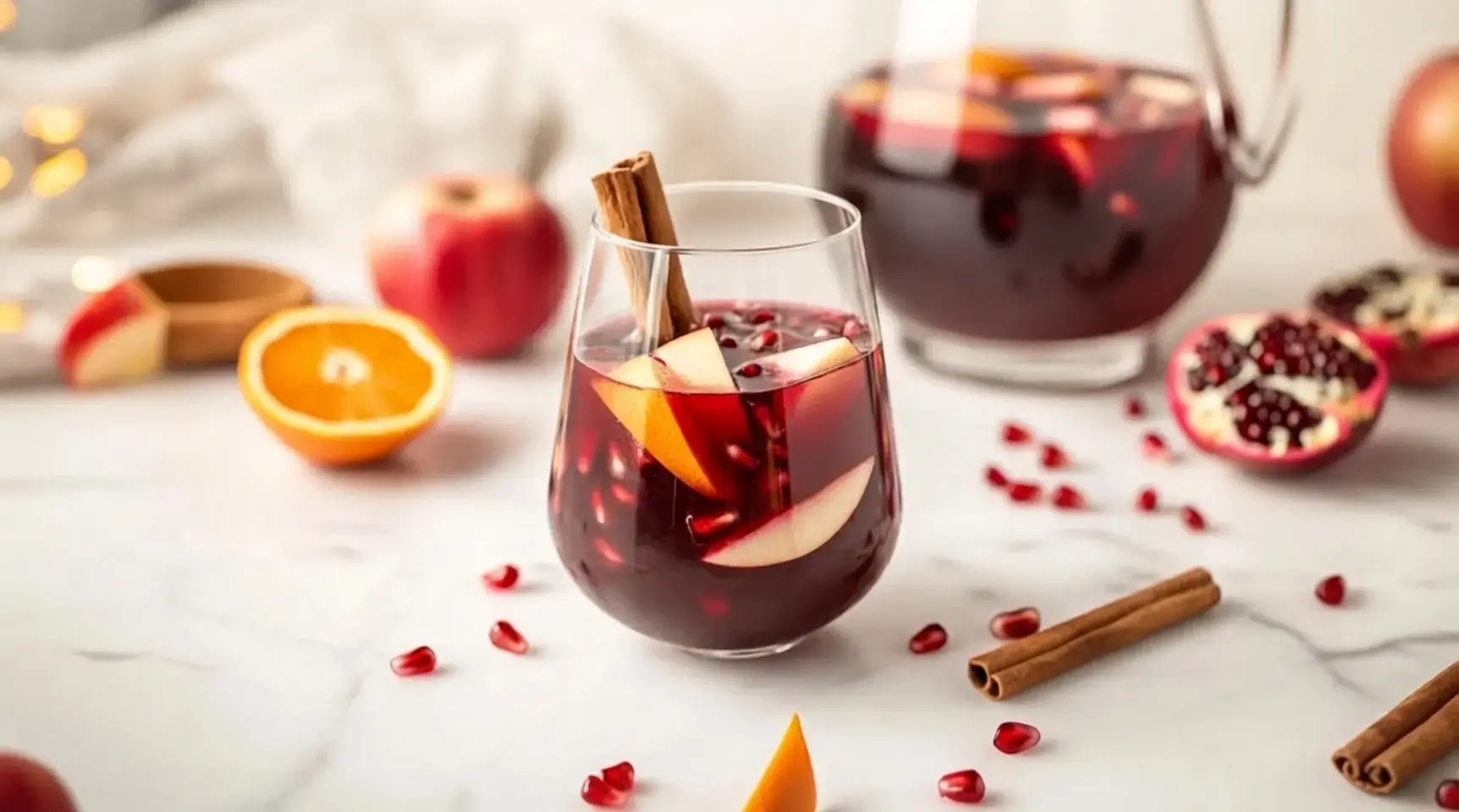 21 Best Fall Sangria Recipes for Cozy Autumn Entertaining 6 21 Best Fall Sangria Recipes, Pomegranate Vanilla Sangria
