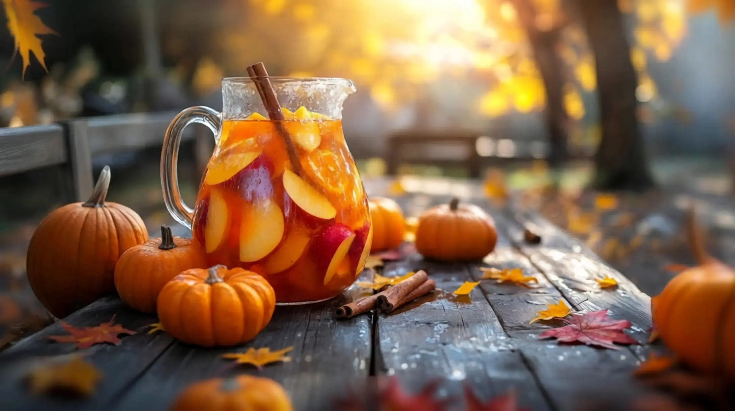 21 Best Fall Sangria Recipes for Cozy Autumn Entertaining 18 21 Best Fall Sangria Recipes, Pumpkin Spice Fireball Sangria