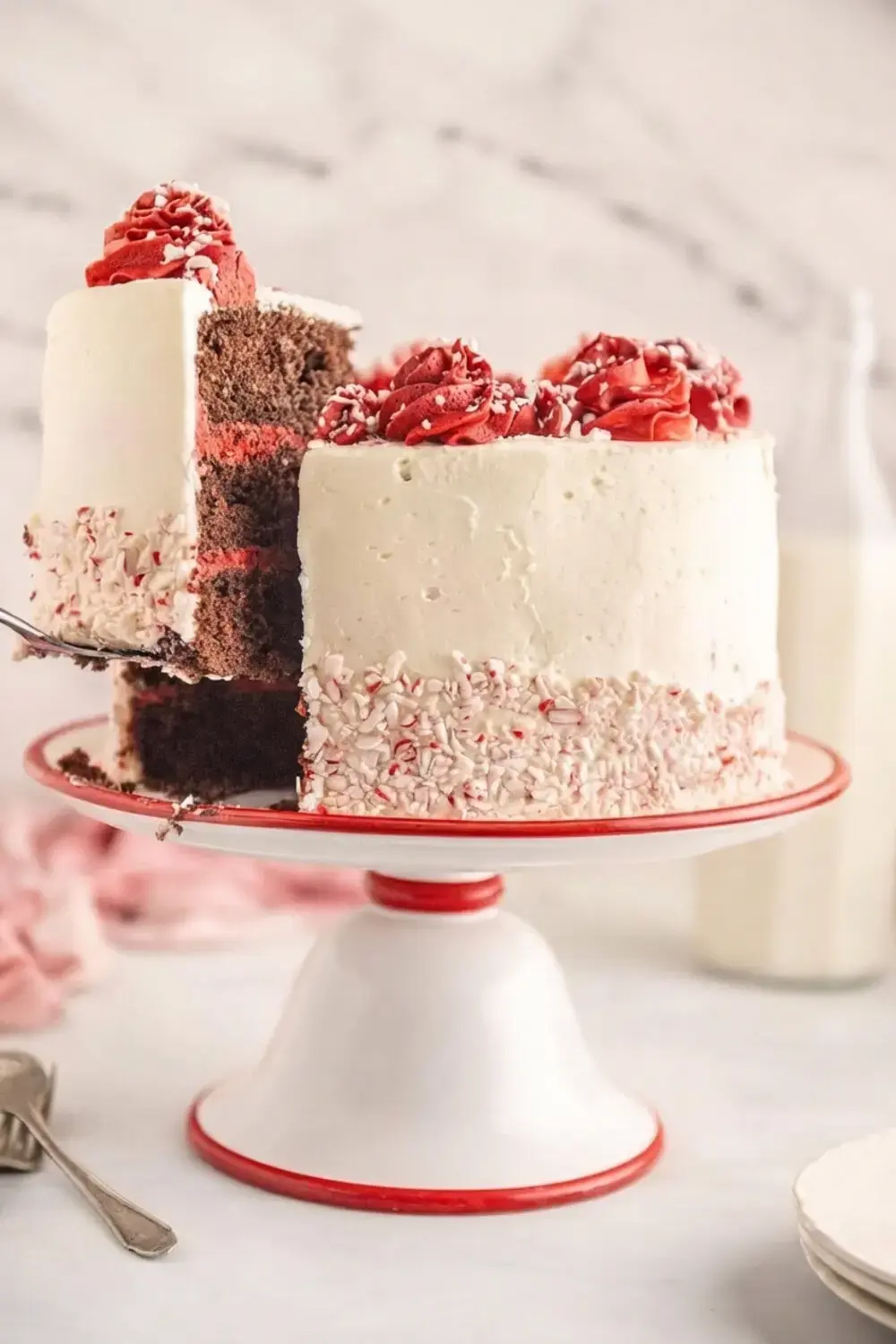 23 Christmas Desserts for a Festive Holiday Baking Lineup 9 23 Christmas Desserts, Chocolate Peppermint Layer Cake