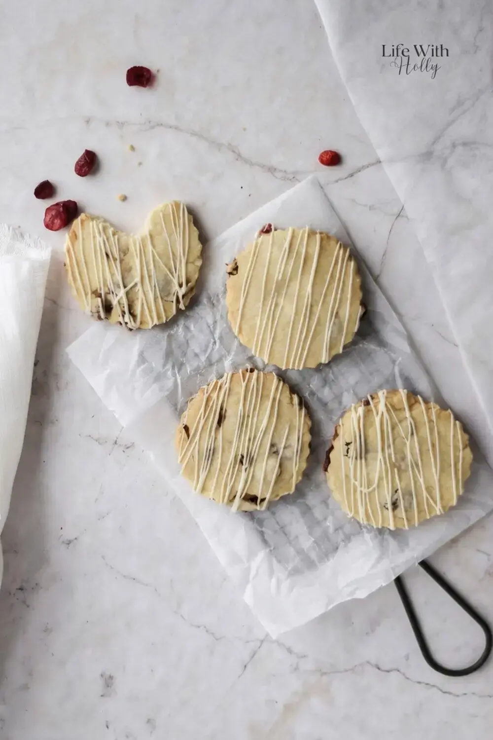 23 Christmas Desserts for a Festive Holiday Baking Lineup 16 23 Christmas Desserts, Cranberry and White Chocolate Shortbread