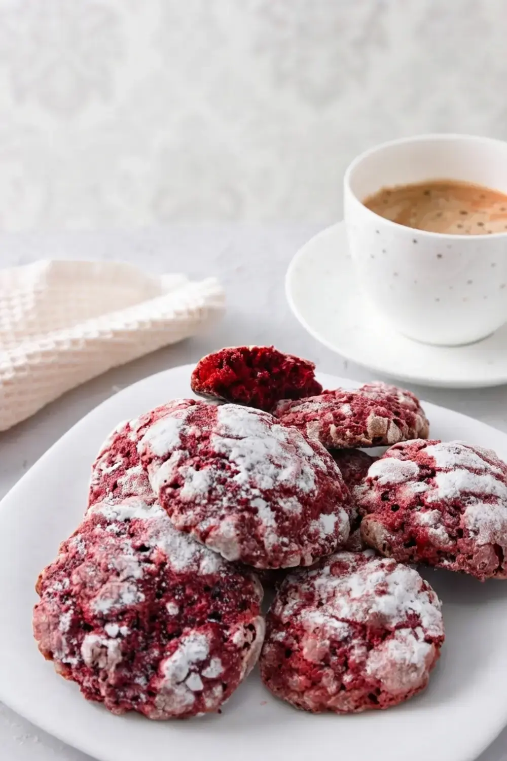 23 Christmas Desserts for a Festive Holiday Baking Lineup 19 23 Christmas Desserts, Red Velvet Crinkle Cookies