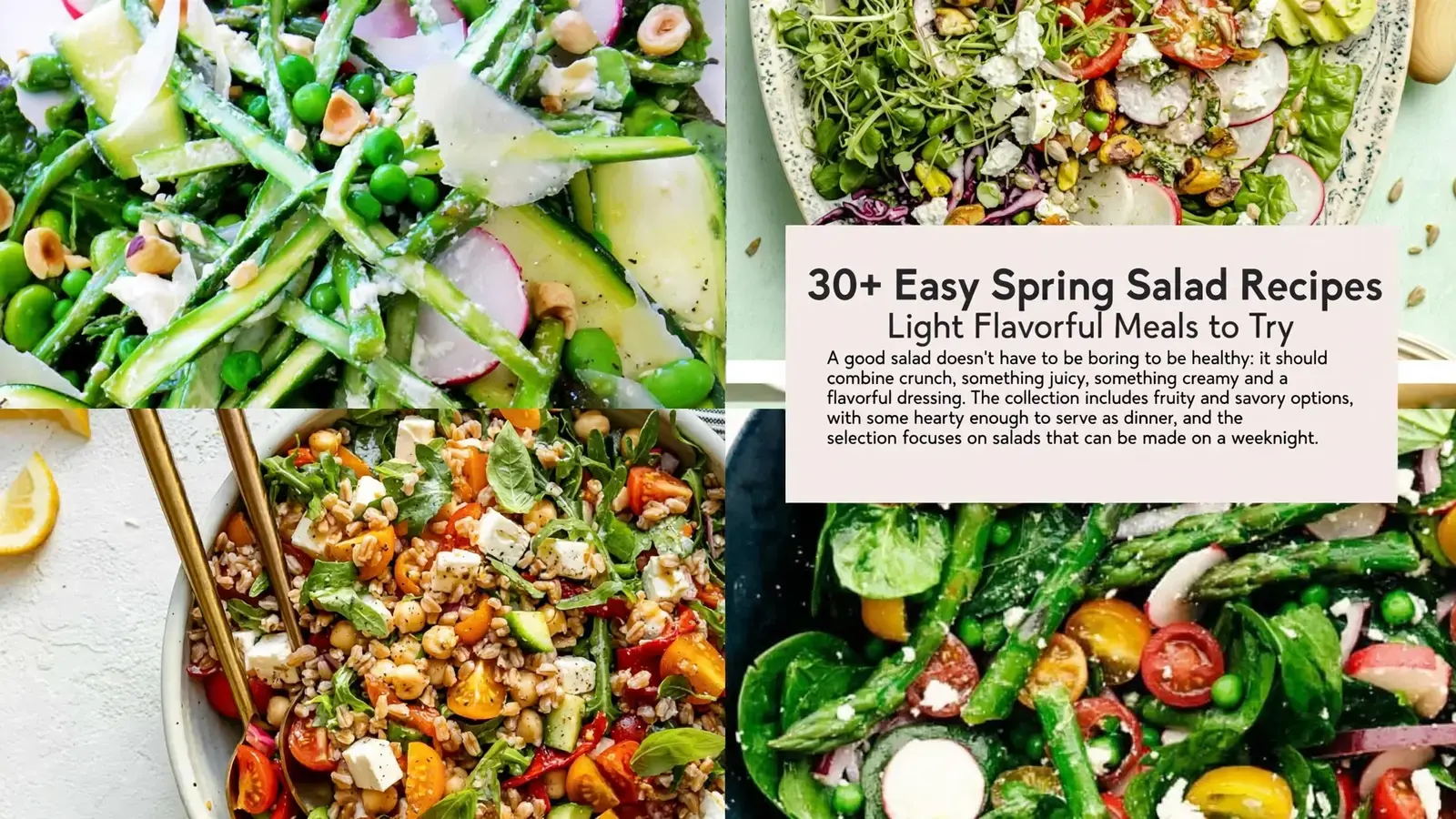 30+ Easy Spring Salad Recipes: Light, Flavorful Meals to Try This Spring 1 30+ Easy Spring Salad Recipes Light Flavorful Meals To Try