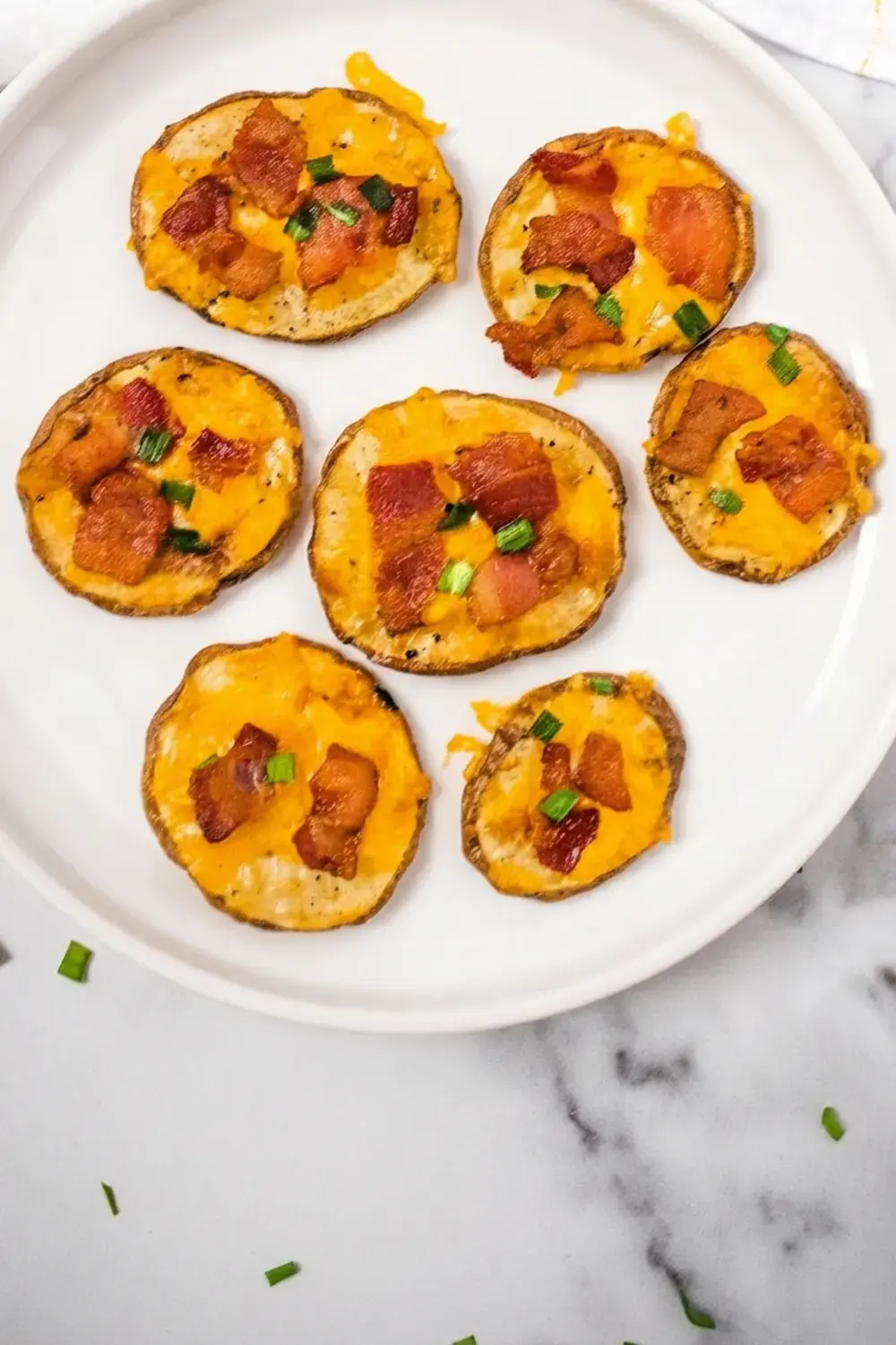 30+ One Bite Appetizers for a Crowd: Easy Finger Foods for Any Party 39 30+ One Bite Appetizers For A Crowd, Air Fryer Bacon and Cheese Potato Slices